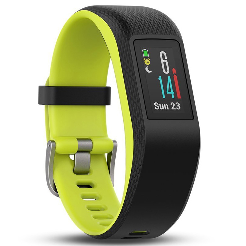 Garmin vívosport GPS-Fitness-Tracker schwarz/lime