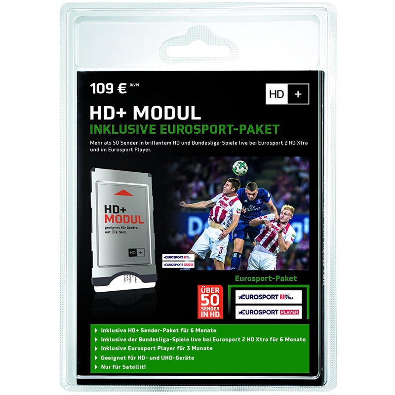HD+ Modul inkl. HD+ Karte & Eurosport-Paket