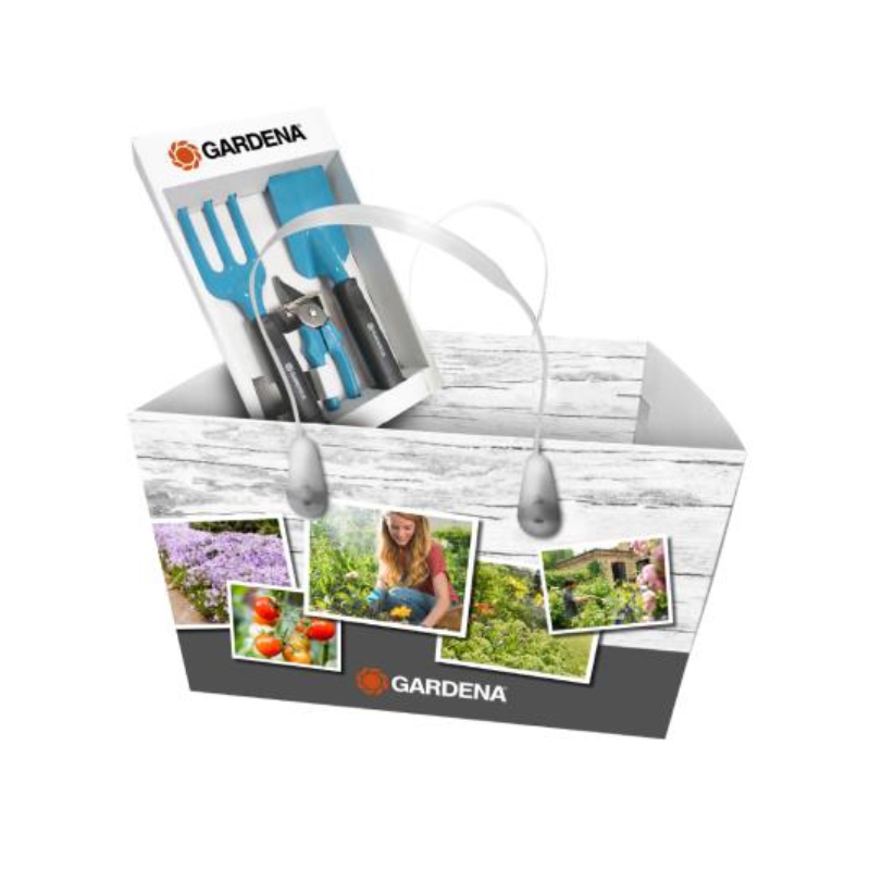 GARDENA 08968-30 Kleingeräte-Set mit Einkaufskorb