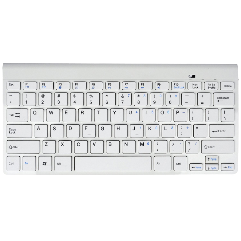 Gembird KB-BT-001-DE Bluetooth Tastatur weiß