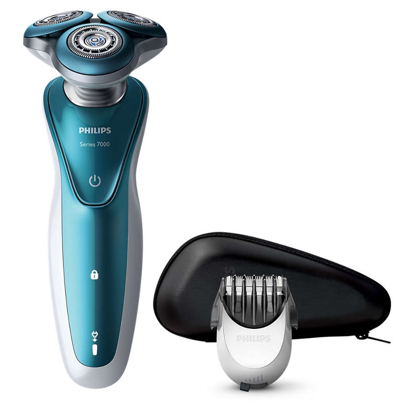 Philips Series 7000 Nass- und Trockenrasierer Bartstyler S7370/41