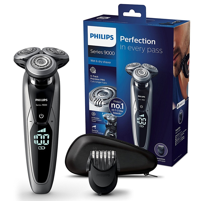 Philips S9711/41 Series 9000 Rasierer mit Bartstyler