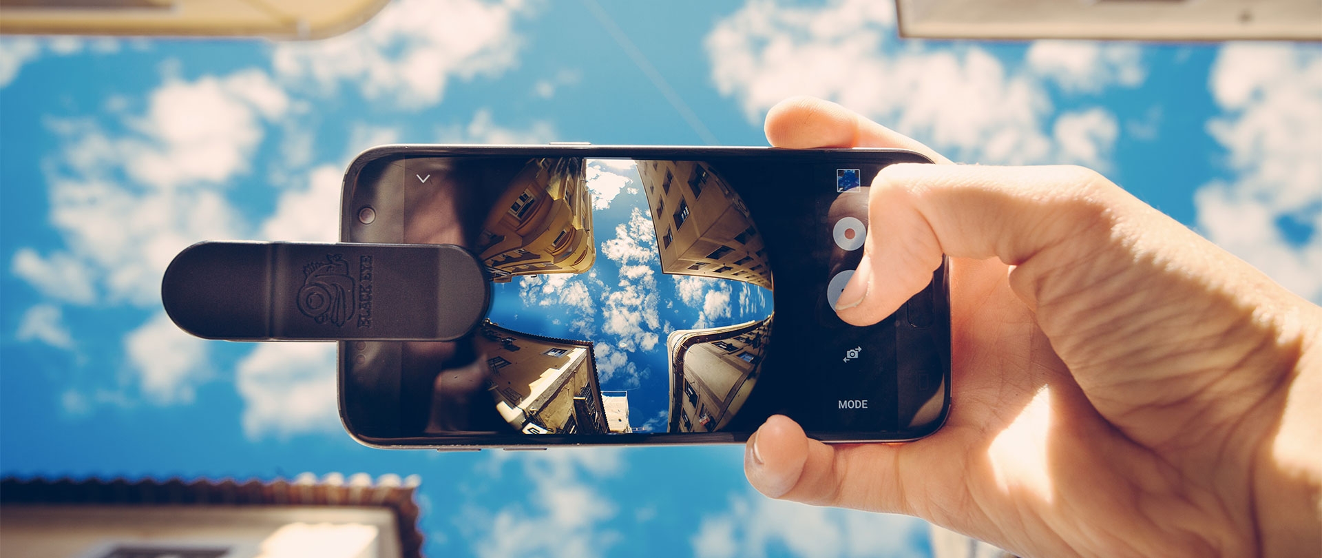 Black Eye Premium Smartphone Objektiv - Fisheye 180°