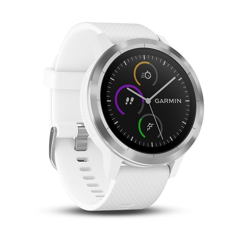 Garmin vivoactive 3 Fitness-Armbanduhr weiß-silber 2. Wahl
