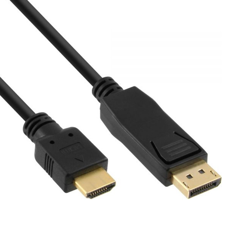 DisplayPort zu HDMI Konverter Kabel schwarz 2m