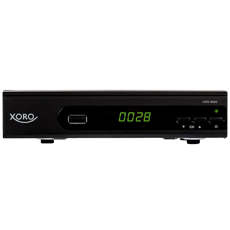 Xoro HRS 8660 digitaler Satelliten-Receiver schwarz