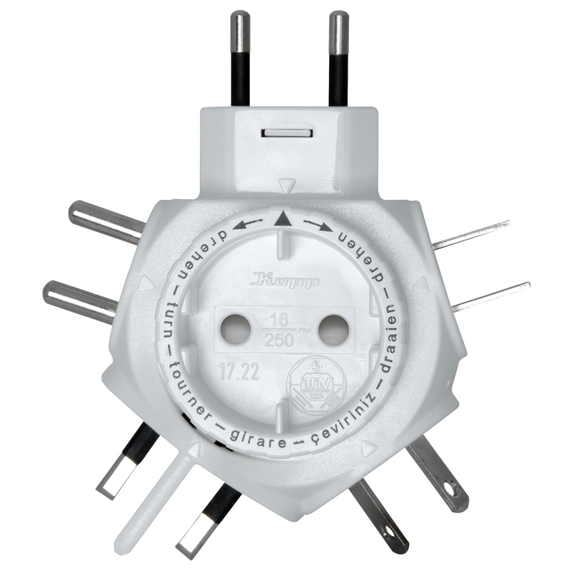 Kopp Reisestecker Weltweit mit Kinderschutz