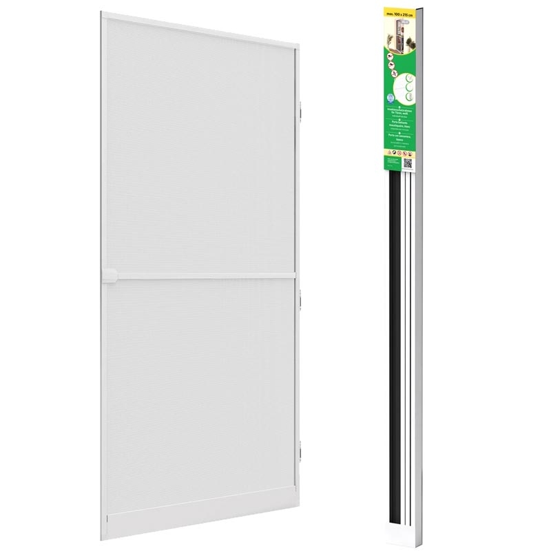 easy life Insektenschutz Tür greenLINE 100 x 215 cm in Weiß Fliegengitter