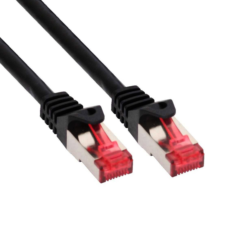 InLine Patchkabel schwarz 0,5m 76450S