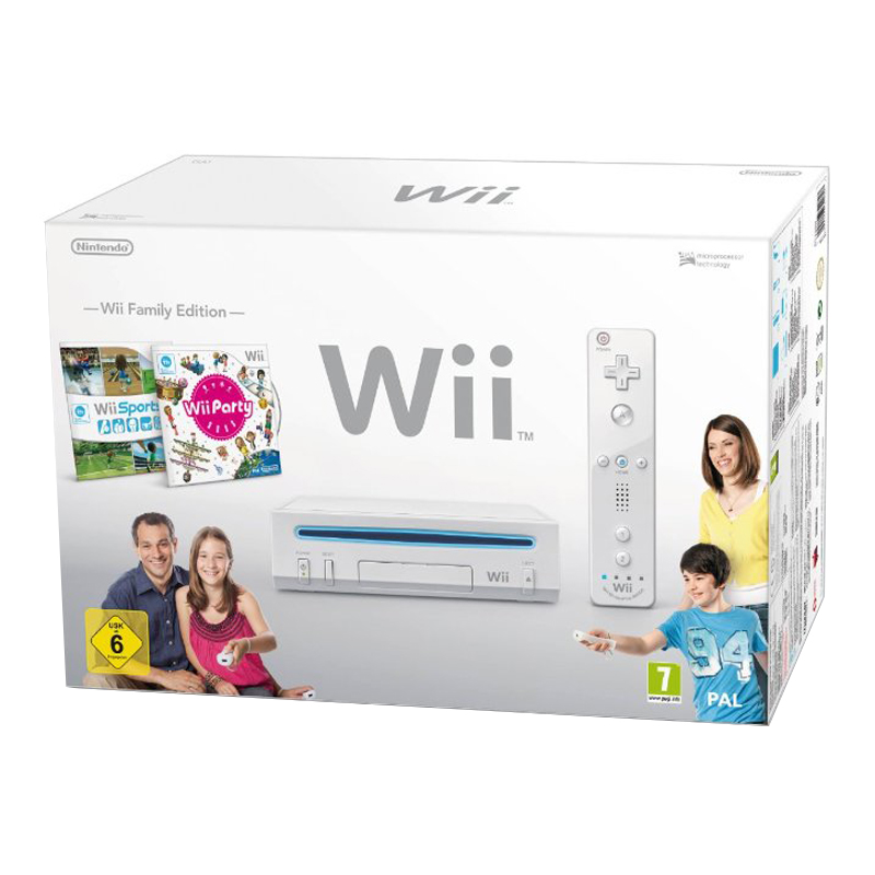 Nintendo Wii Family Edition inkl. Wii Sports + Party