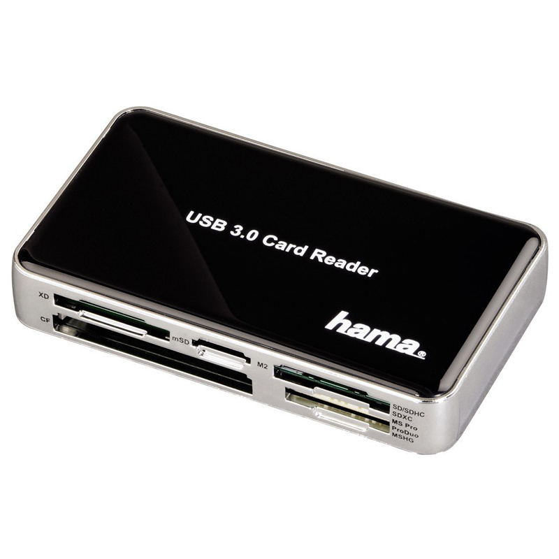 Hama USB-3.0-SuperSpeed-Kartenleser All in One