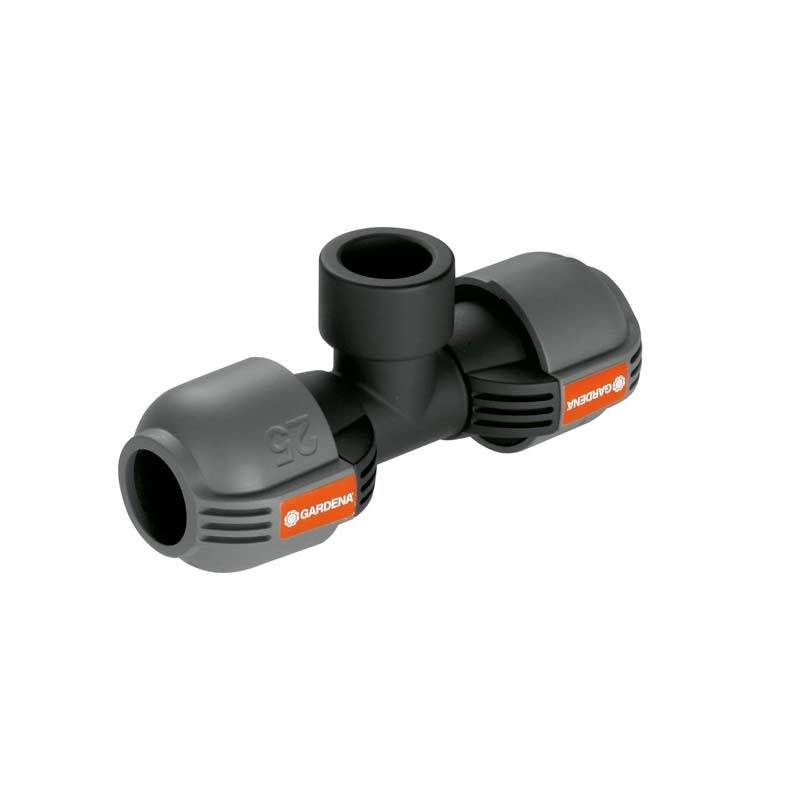 GARDENA 2790-20 Sprinklersystem T-Stück mit Gewinde 25mm