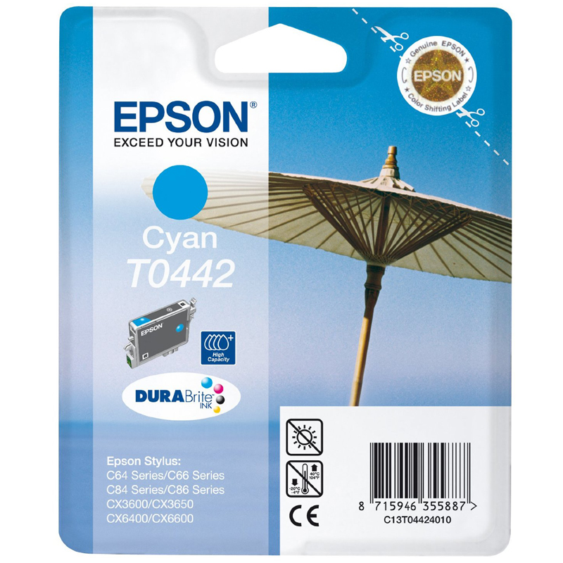 Epson T0442 cyan Tintenpatrone