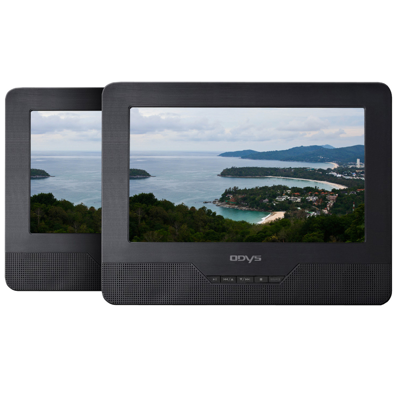 ODYS SEAL 7 Zoll portabler Twin DVD-Player