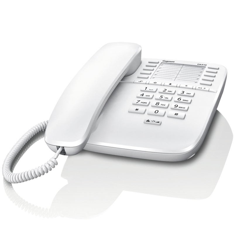 Gigaset DA510 weiss schnurgebundenes Telefon