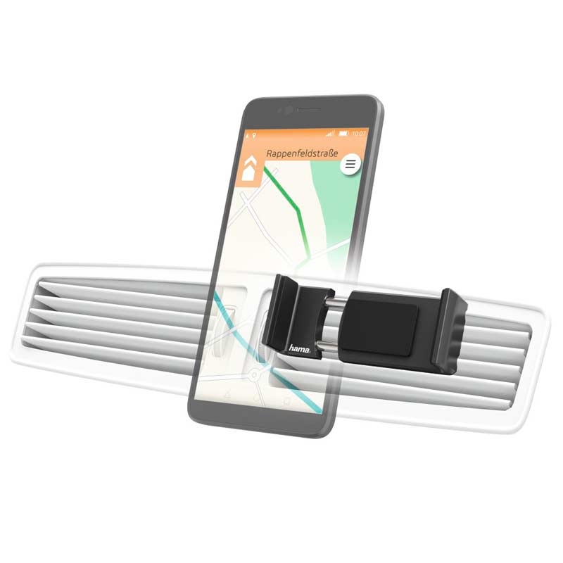 Hama Universal-Smartphone-Halter "Flipper", Geräte mit Breite 6 - 8 cm, Schw.