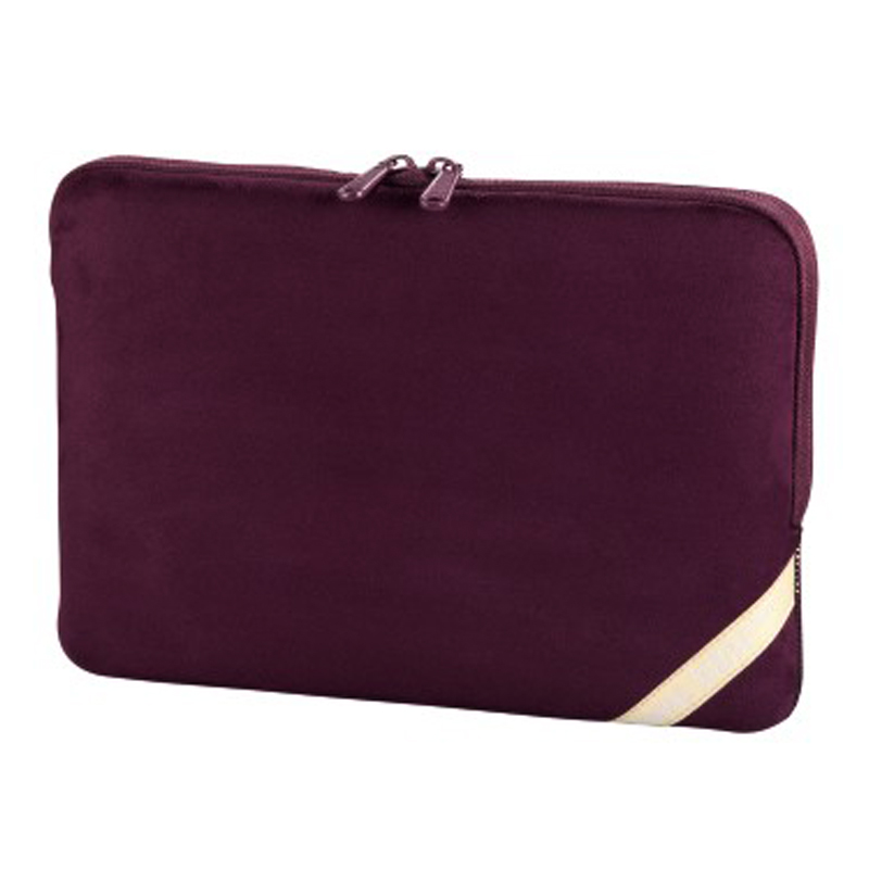 Hama Notebook-Sleeve Velour bis 26 cm (10,2") Bordeau