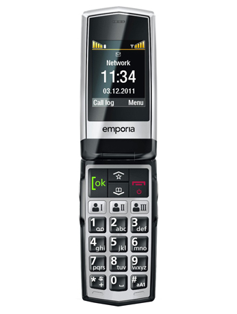 Emporia Click schwarz silber Telekom Handy
