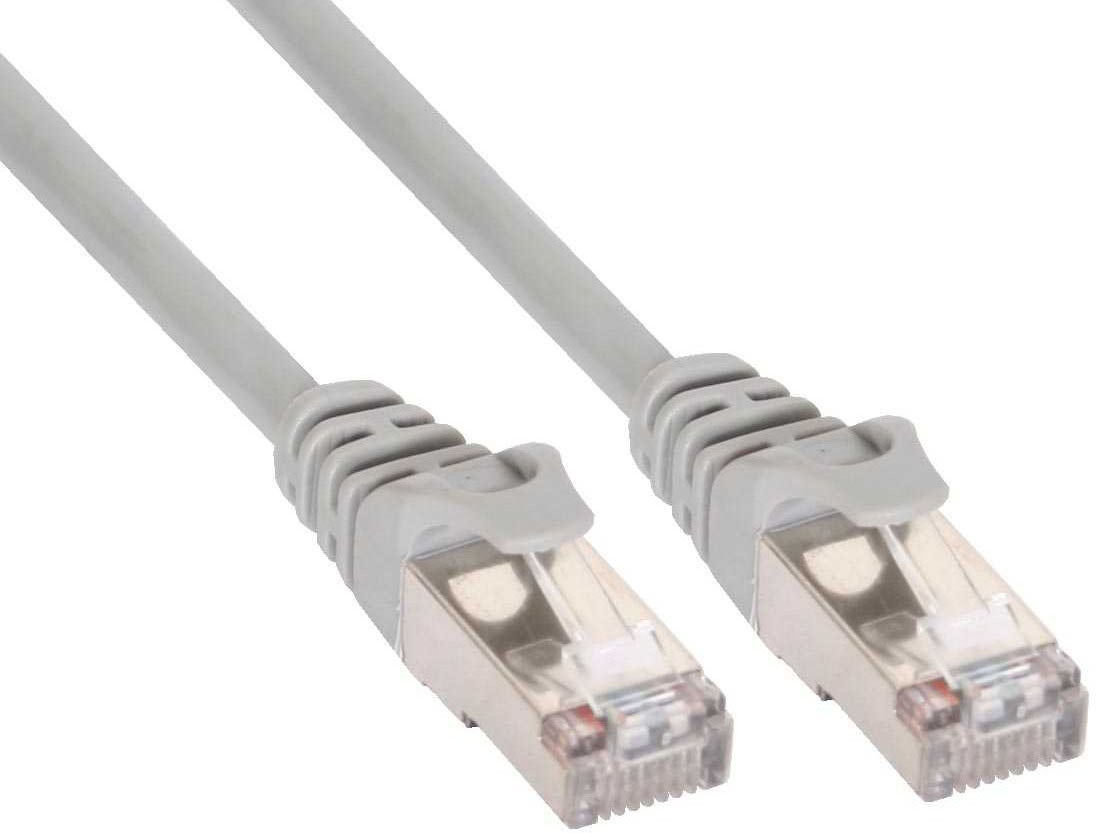 InLine Patchkabel S-F/UTP Cat.5e 2m grau