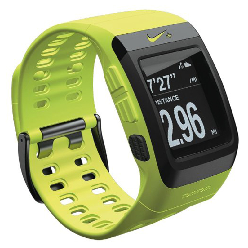 TOMTOM NIKE + SportWatch GPS yellow-schwarz mit Schuhsensor
