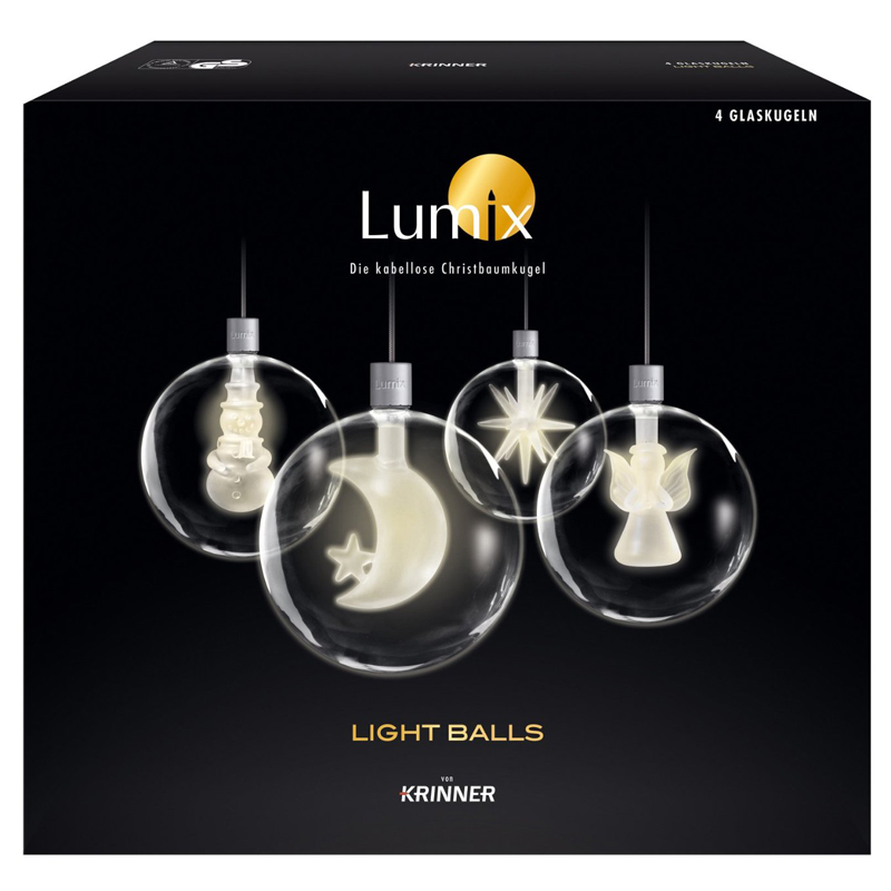 Krinner Lumix Light Balls LED-Christbaumbeläuchtung