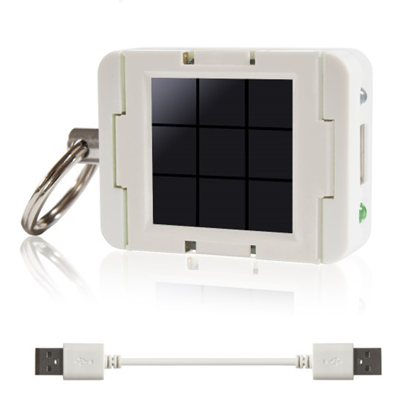 Clicc ClicLite "Cloud" (White) USB-Solarladegerät