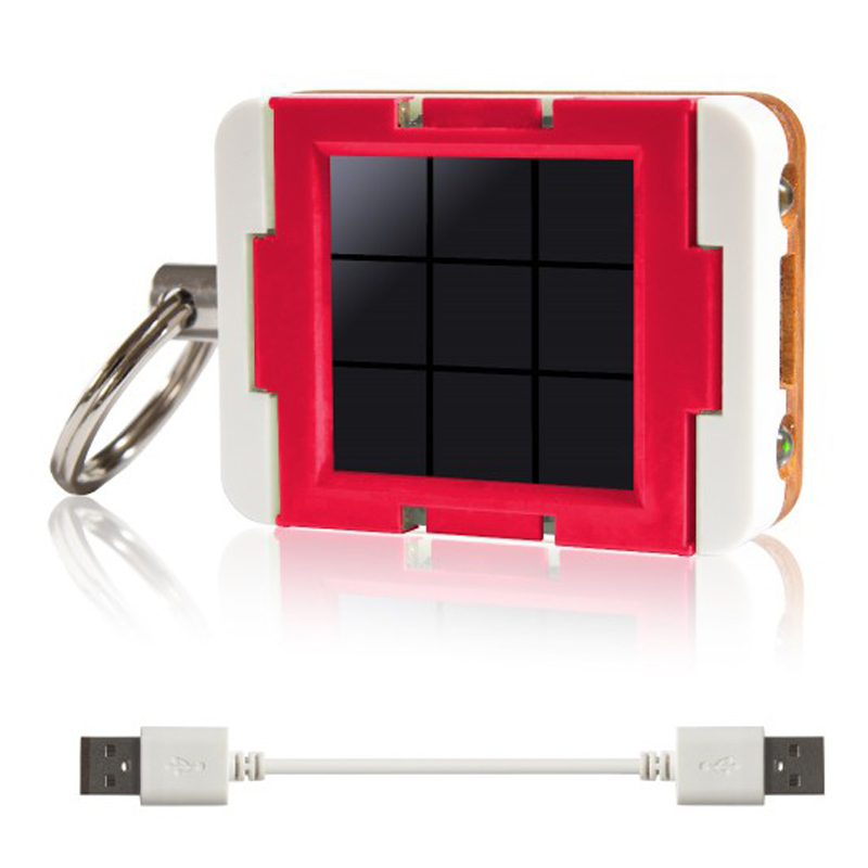 Clicc ClicLite Kirsche "Emotion" (Red) USB-Solarladegerät