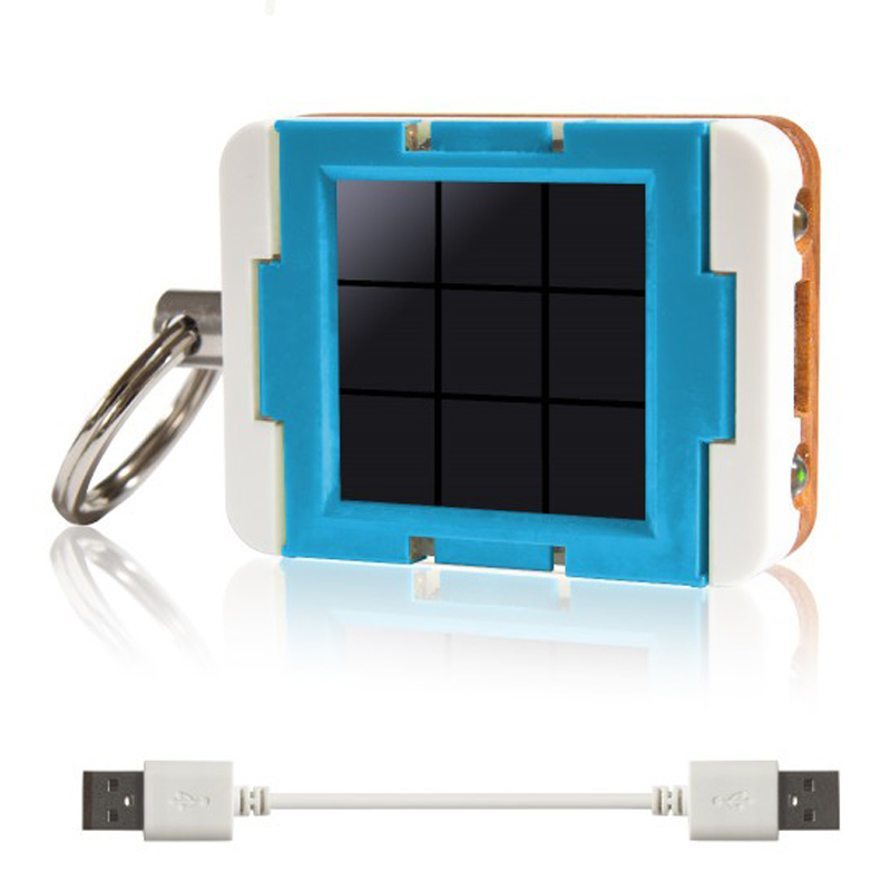 Clicc ClicLite Kirsche "Sky" (Blue) USB-Solarladegerät