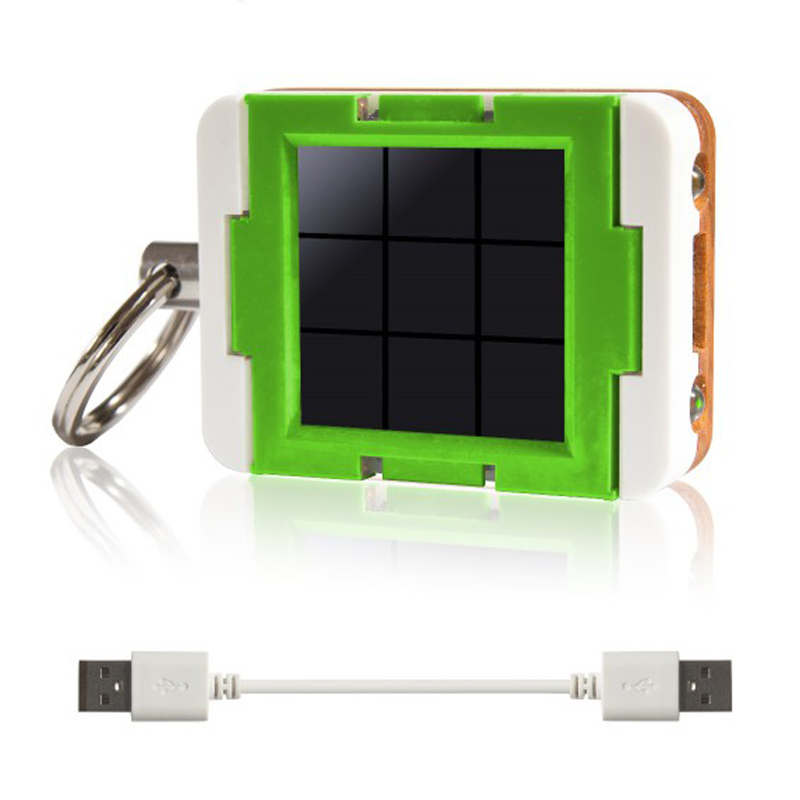 Clicc ClicLite Kirsche "Grass" (Green) USB-Solarladegerät