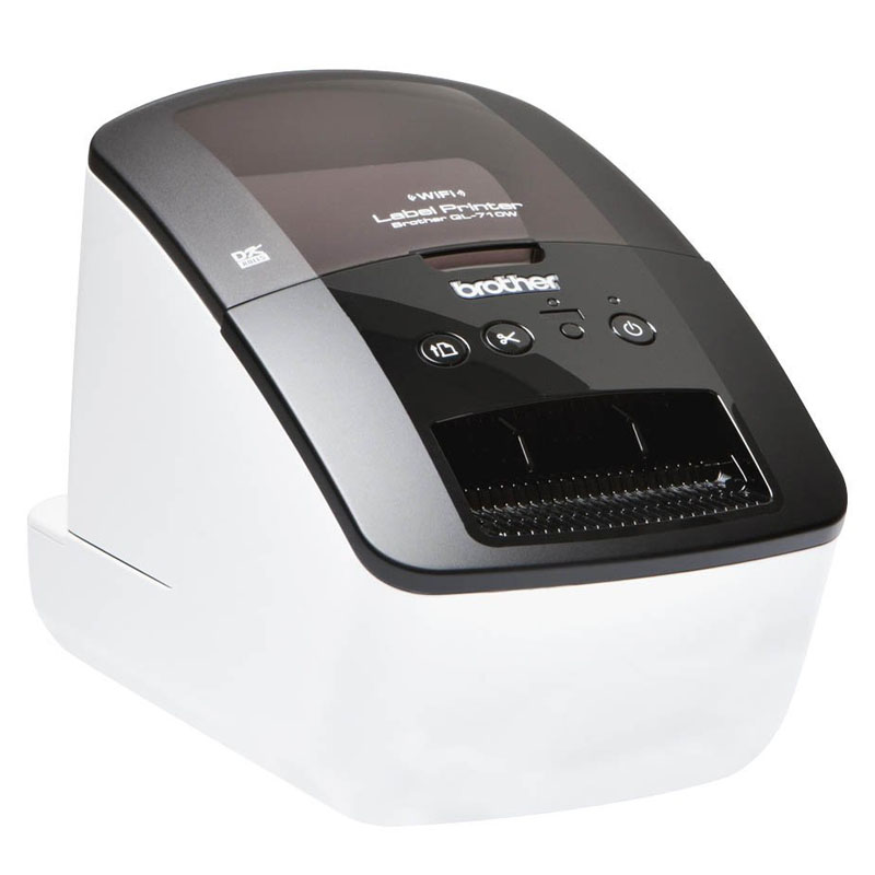 Brother P-Touch QL710WSP Etikettendrucker Bundle inkl. 4 Rollen