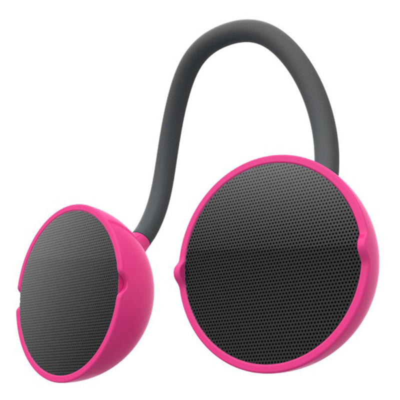 Yamazoki Moktak pink biegbarer Bluetooth Stereo-Lautsprecher