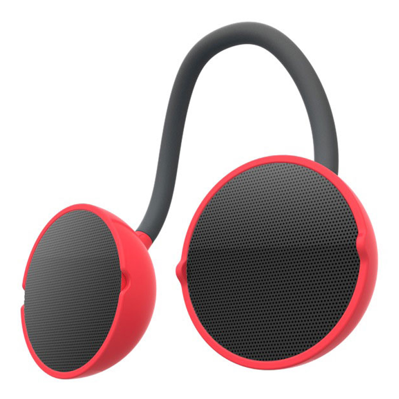 Yamazoki Moktak rot biegbarer Bluetooth Stereo-Lautsprecher