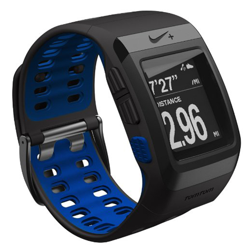 TOMTOM NIKE + SportWatch GPS anthrazit/blue ohne Schuhsensor