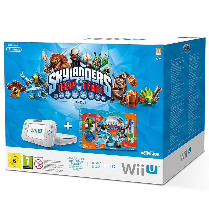 Nintendo Wii U Basic Pack 8GB Weiß + Skylanders Trap