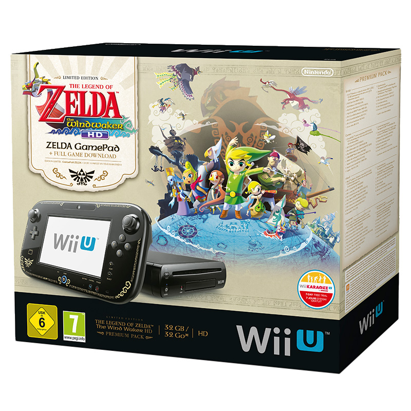 Nintendo Wii U Premium Pack black - The Legend of Zelda