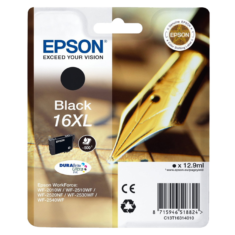 Epson T1631 Singlepack 16XL schwarz