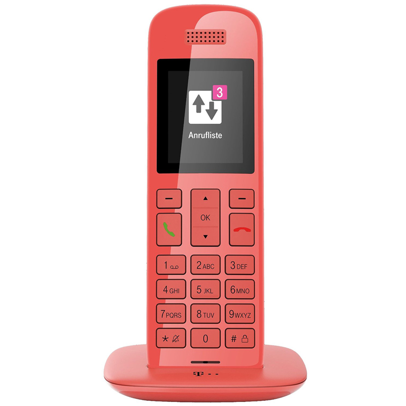 Telekom Speedphone 10 schwarz koralle