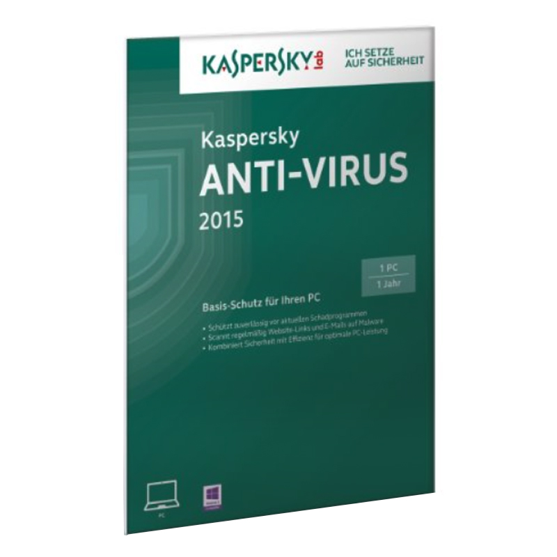 Kaspersky Antivirus 2015 Sierra - Box-Pack