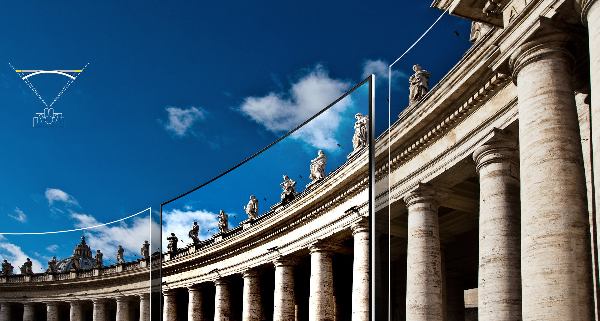 SAMSUNG UE65JU7590TXZG 163cm (65 Zoll) LED-Curved-4K-TV (Premium-Modell)