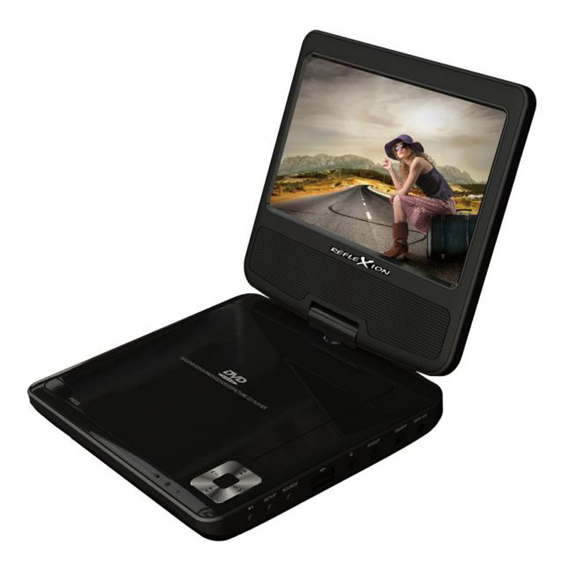 Reflexion DVD7002 portable DVD-Player schwarz