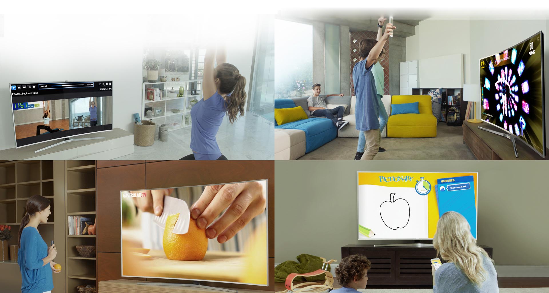 SAMSUNG UE55JS8590TXZG 138cm (55 Zoll) Curved LED-TV (Premium-Modell)