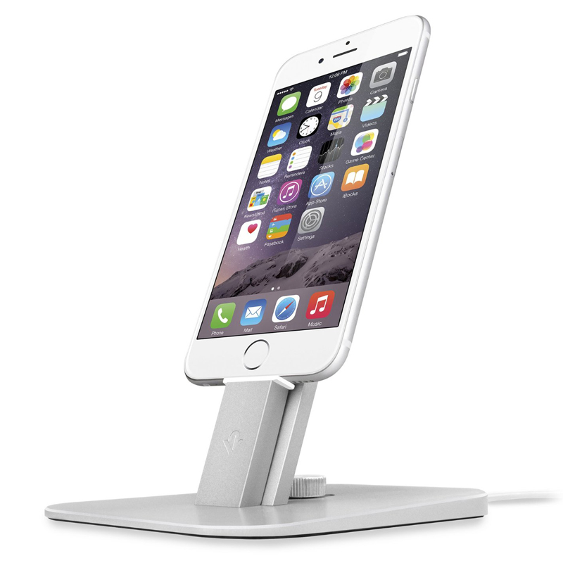 Twelve South HiRise Deluxe Desktop Ladeständer silber