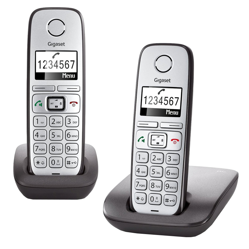 Gigaset E310 Duo anthrazit Schnurlostelefon