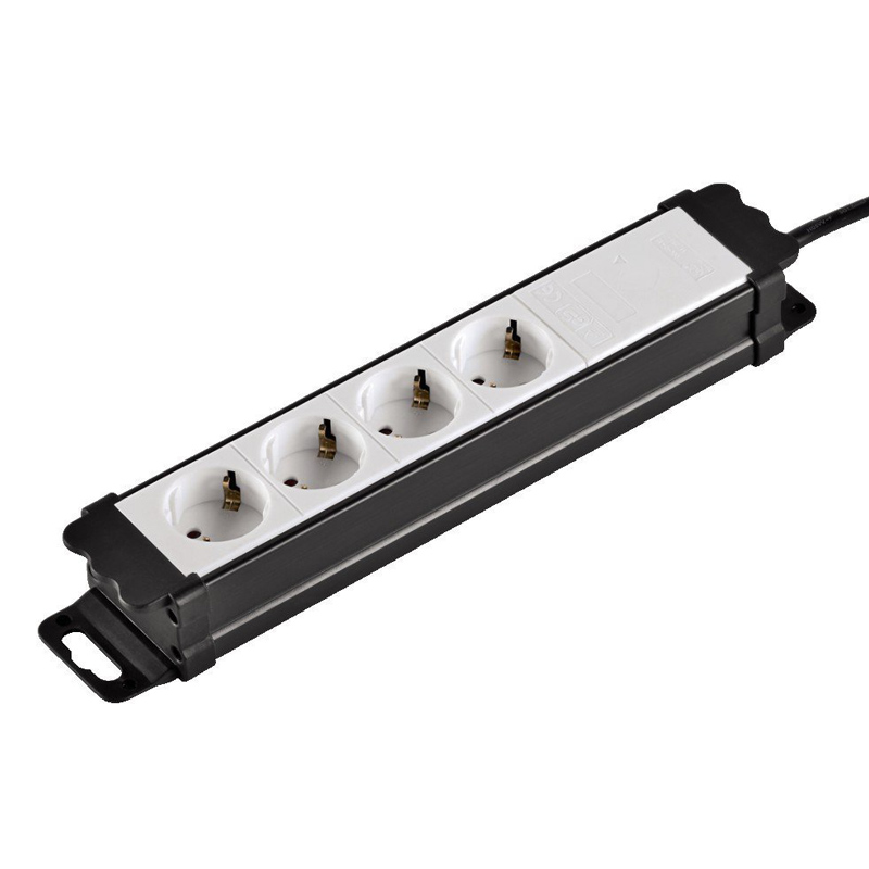 Hama Steckdosenleiste "Safety", 4-fach, 45°