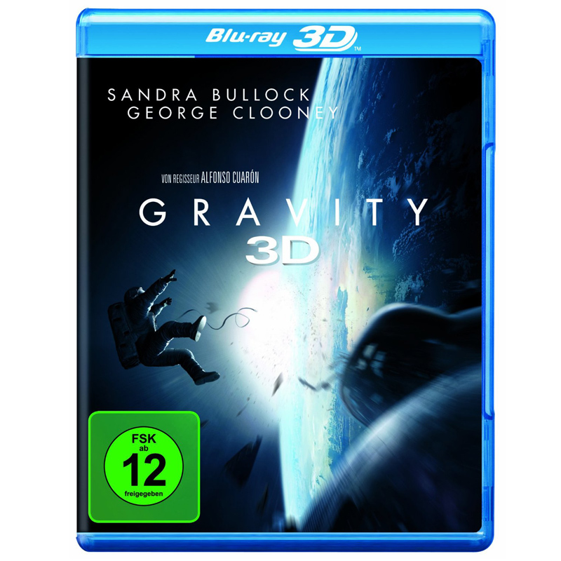 GRAVITY 3D Blu-Ray FSK ab 12