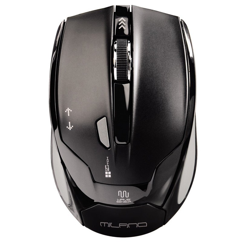 Hama Optische Funkmaus "Milano", Schwarz