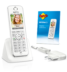 AVM FRITZ!Fon C4 DECT-Schnurlostelefon f. FRITZ!Box