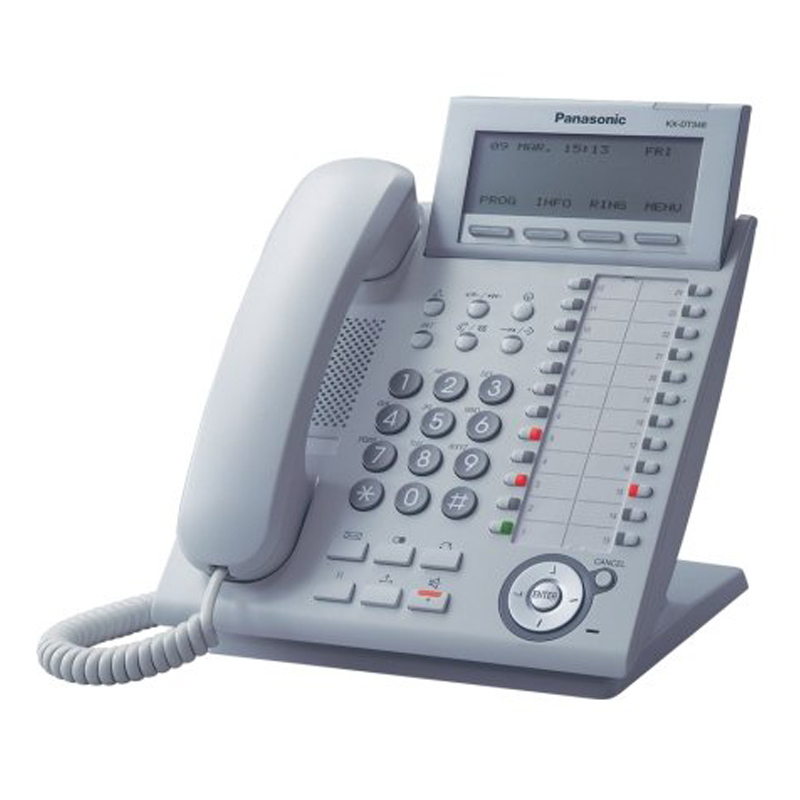Panasonic KX-DT346NE weiß Systemtelefon
