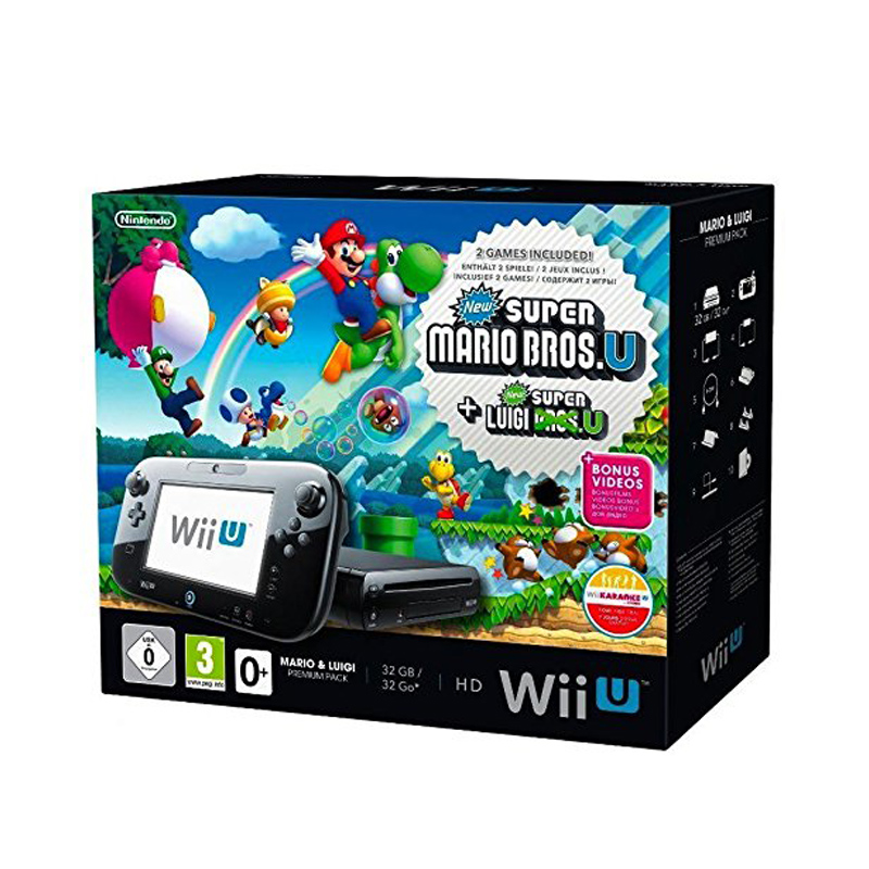 Nintendo Wii U Premium Pack + Super Mario & Luigi