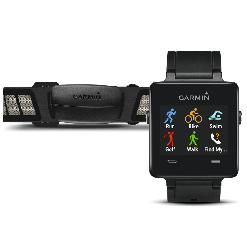 Garmin vivoactive mit Brustgurt